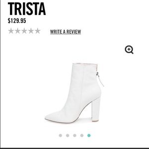 Trista booties white Steve Madden